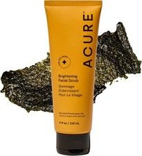 Acure Brightening Facial Scrub 4 fl oz / 118 mL Sea Kelp French Green Clay NWOB