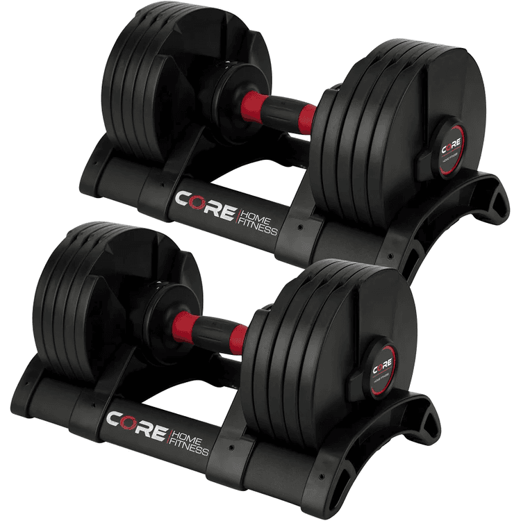 Core Fitness Adjustable Dumbbell Weight Set