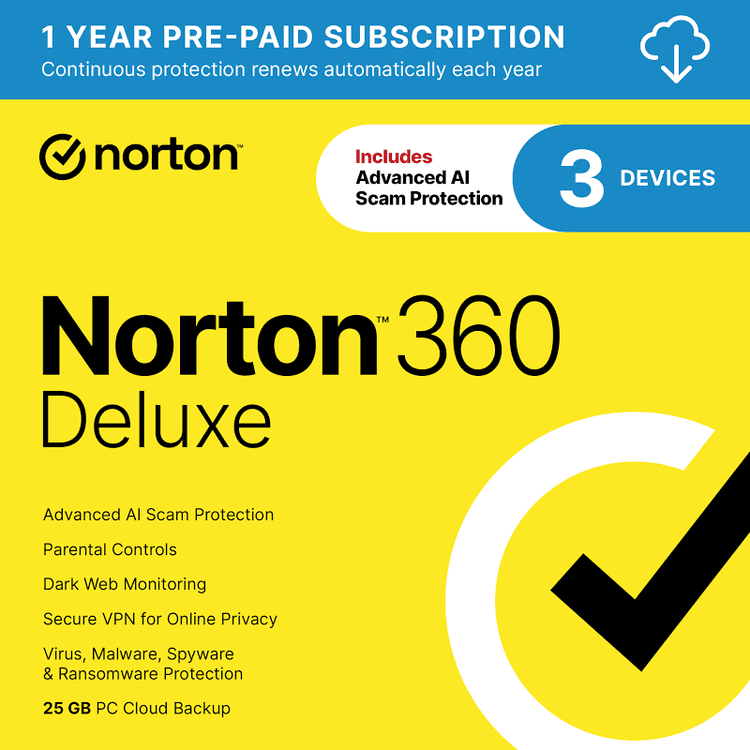 Norton 360 Deluxe Antivirus Software Devices
