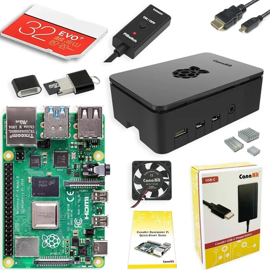CanaKit Raspberry Pi 4 8GB Starter Kit - 8GB RAM