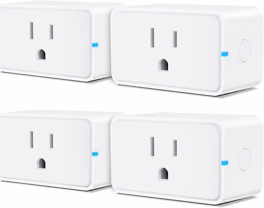 EIGHTREE 15A Smart Plug Works with Alexa & Google Home, Smart Outlet 4 Pack